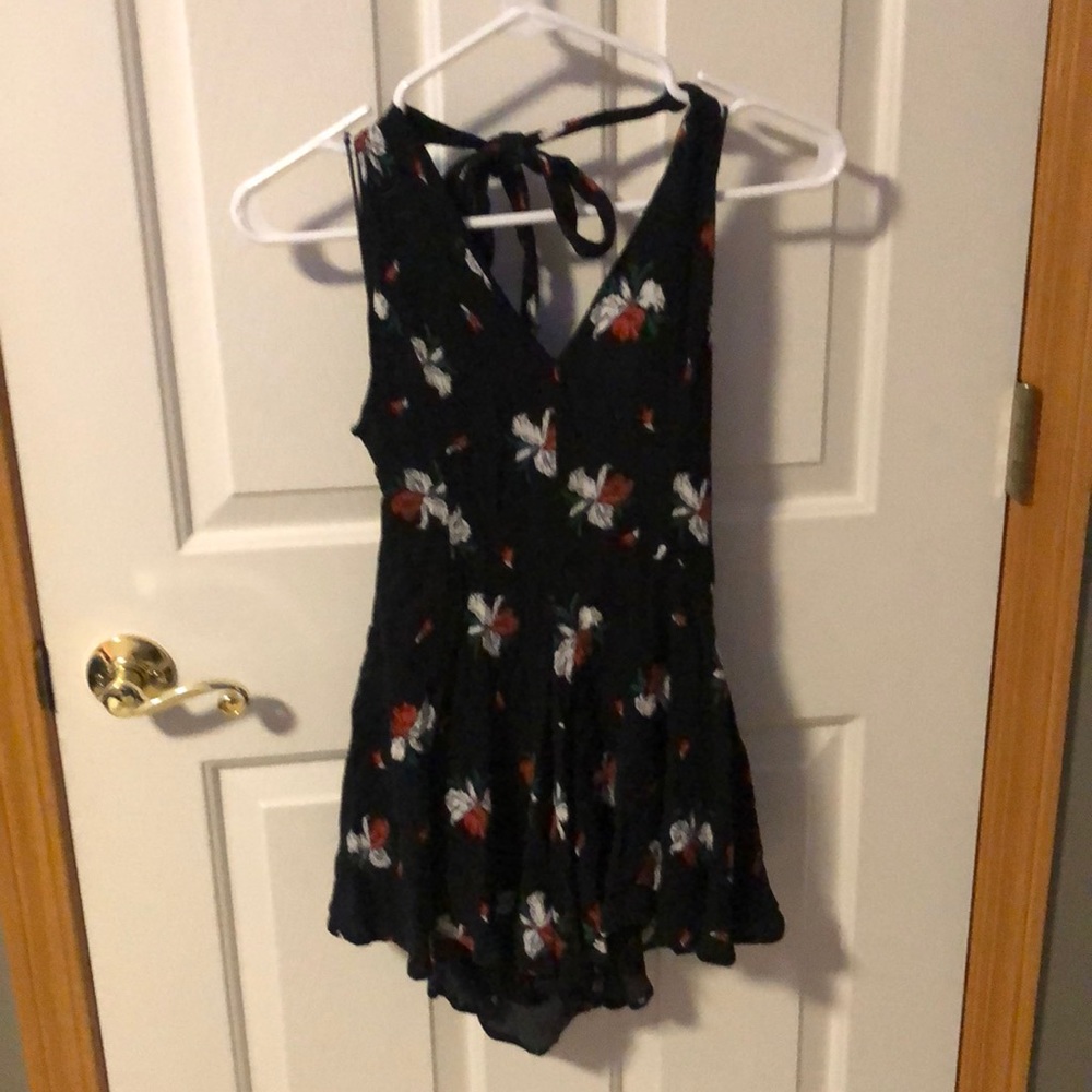 Sun Romper with Flowers Sz 2